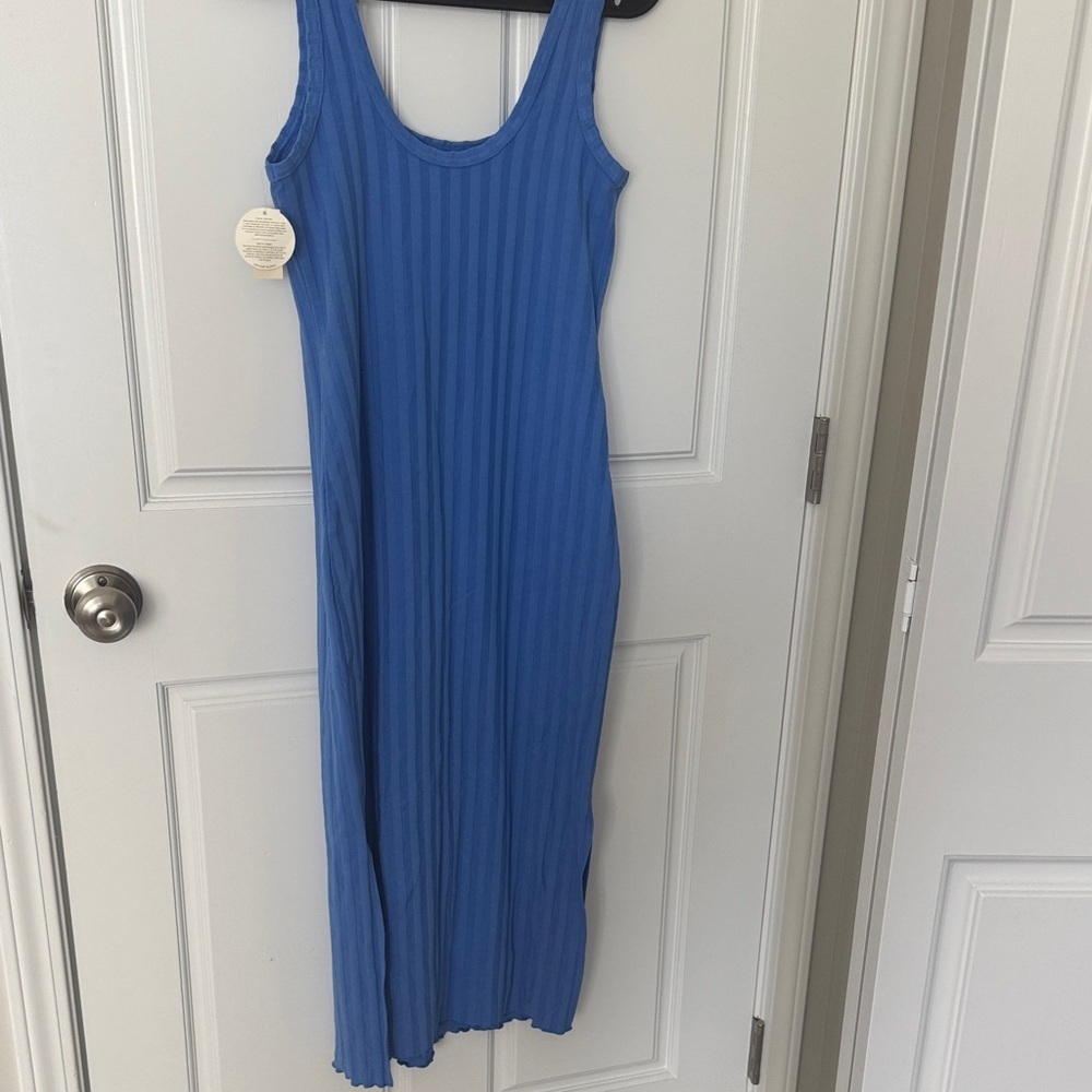 Offline by Aerie Blue Ribbed Dress NWT - Picture 5 of 6